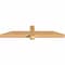 Ekena Millwork Eugene Smooth Timber Gable Bracket, Western Red Cedar, 48"W x 10"H x 3 1/2"D x 3 1/2"F, 5/12 Pitch GBW048X10X0404EUG00SWR - alternate 3